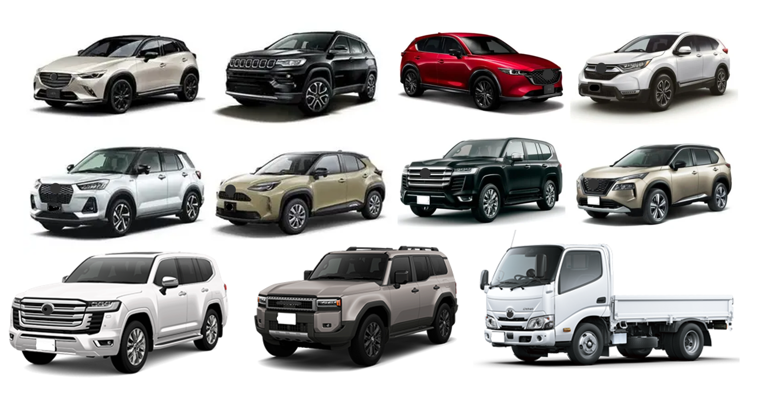 قطع OEM من اليابان لتجار الجملة (صور مرجعية)